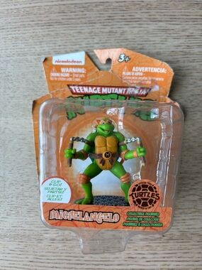 HTF 2014 Collectible Nickelodeon Teenage Mutant Ninja Turtle Michelangelo figure